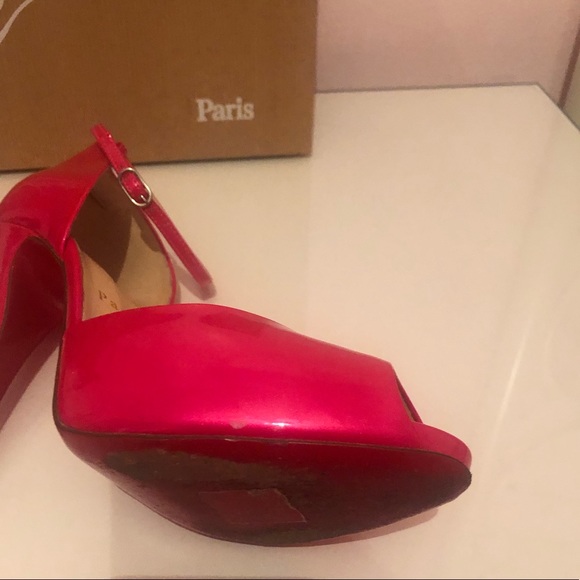 LIMITED EDITION CHRISTIAN LOUBOUTIN BARBIE 50thANNIVERSARY PINKPEEPTOE HEELS - Picture 14 of 16